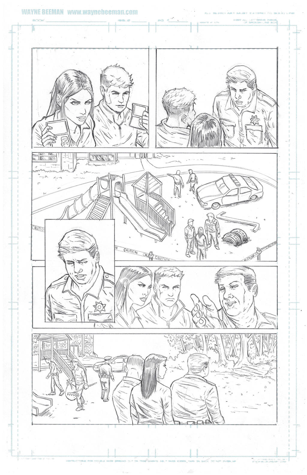 Open Art Example Comics Sample Comic Art by waynebeeman on DeviantArt