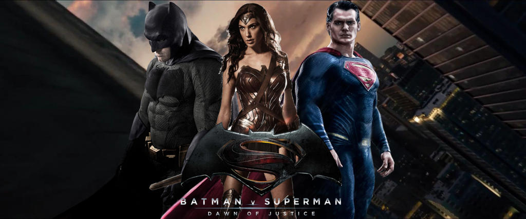 Batman v Superman: Dawn of Justice Trinity Banner