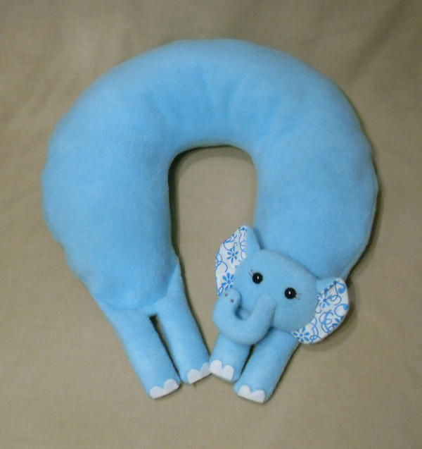 Daphne the Elephan Neck Pillow