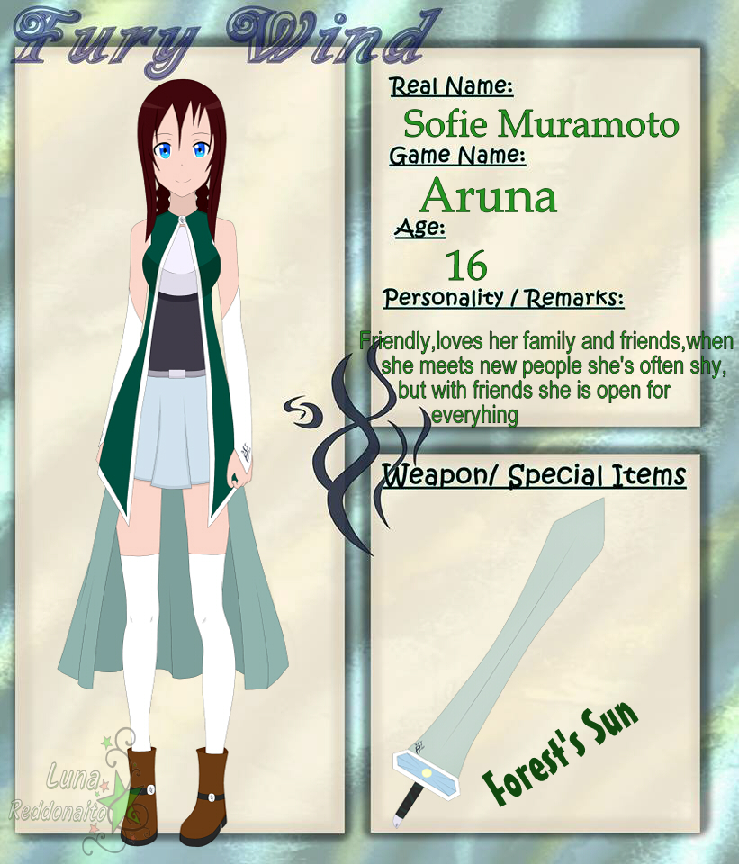 Aruna-SAO OC by LunaReddonaito on DeviantArt Aruna-SAO OC by LunaReddonaito on DeviantArt