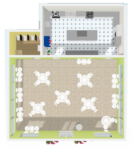 Bakery Cafe Floor Plan 2 By Doctorwho9039 On Deviantart