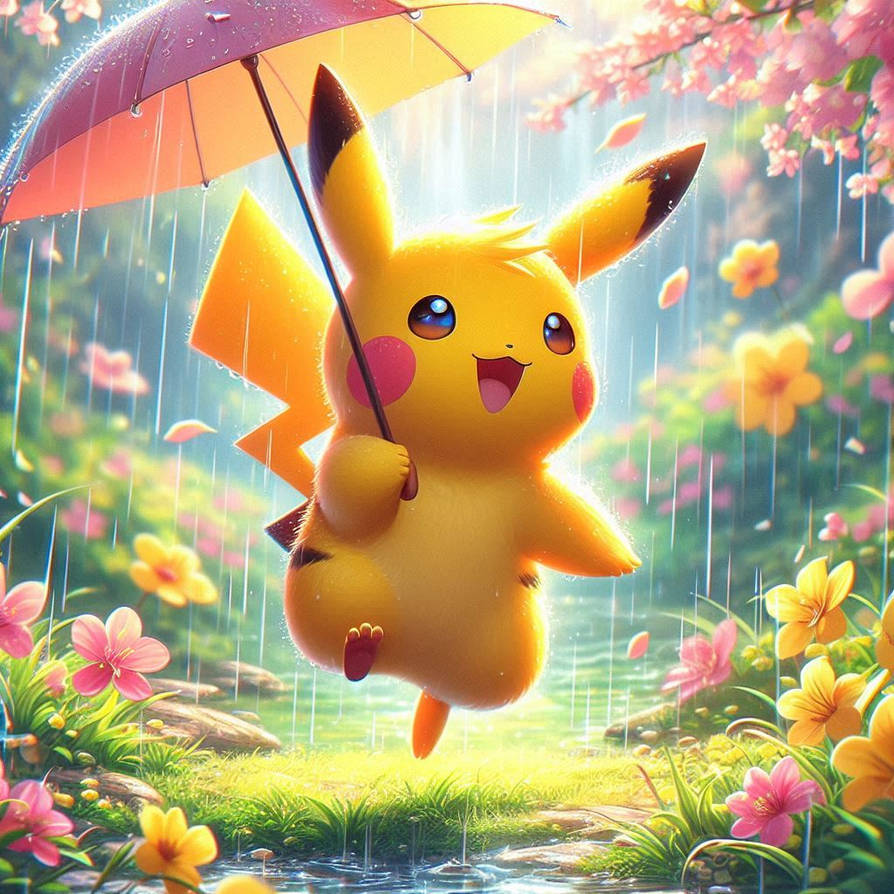 Pokemon In Rain Pikachu in the rain pokemon (3) by xxRebelYelliexx on DeviantArt