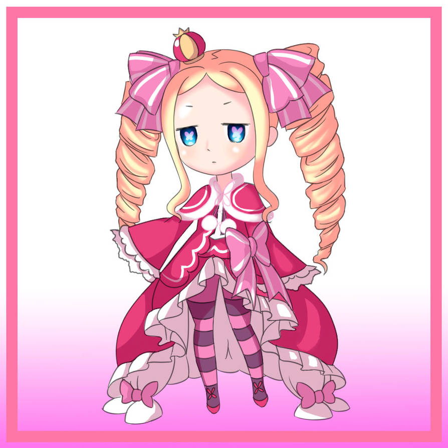 Re:Zero - Beatrice (Line by Frappe7) by Kibbou on DeviantArt