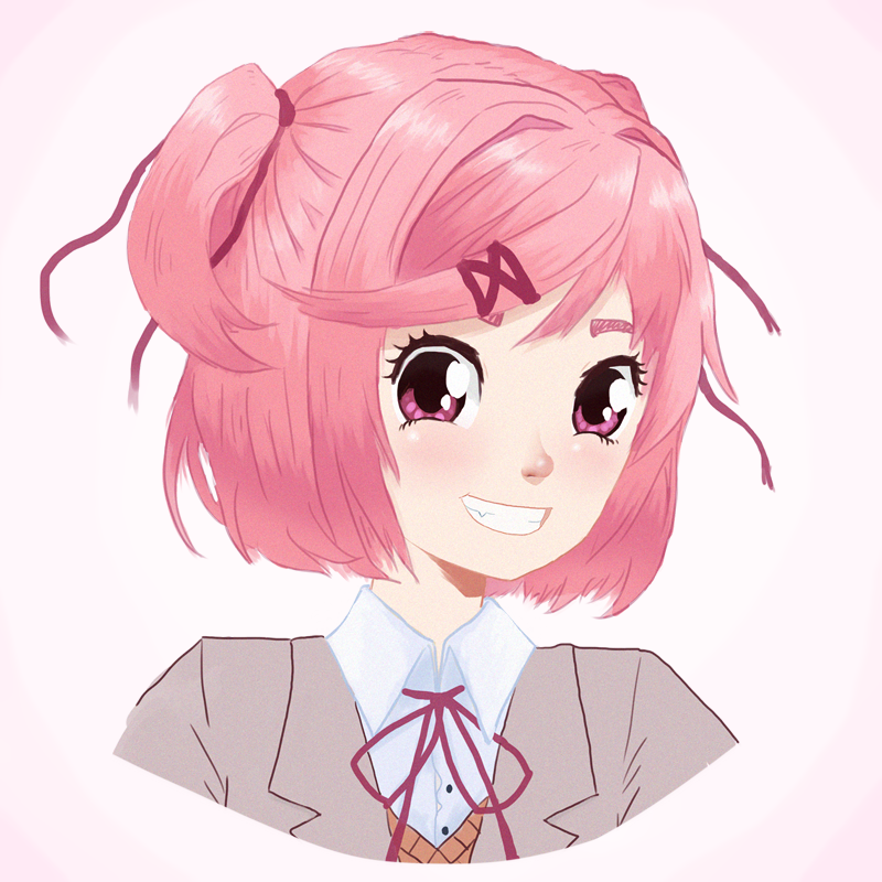 Natsuki Simple Natsuki by 239asd on DeviantArt