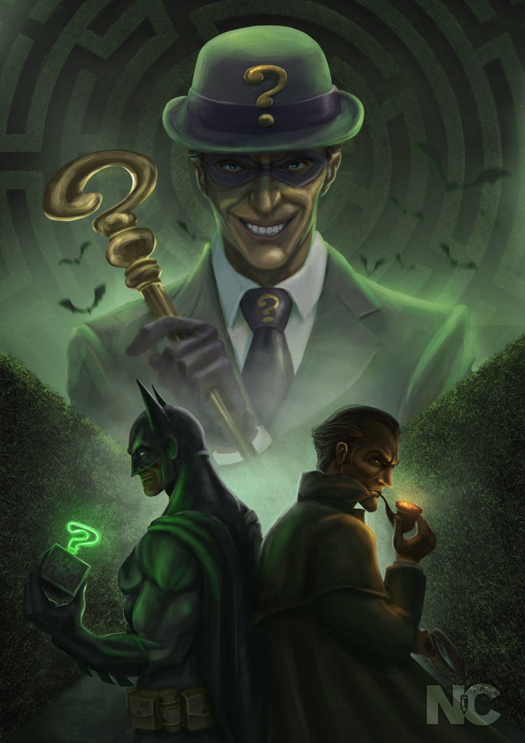 Greatest Detectives vs Riddler's Maze by Nikhil93bmn on DeviantArt