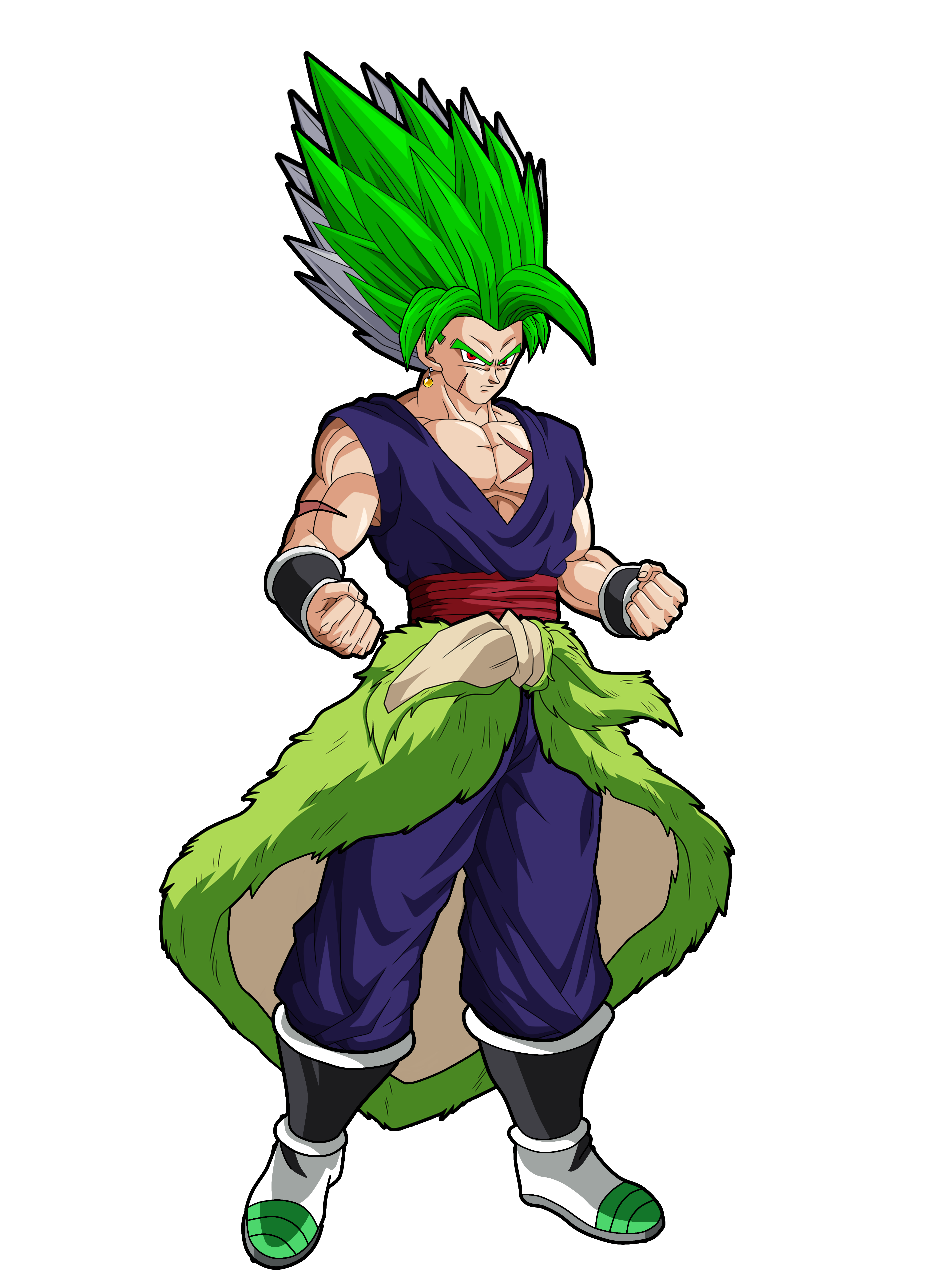 Gohan Beast and Broly (DBS) SSJL Fusion! - Brohan Beast Legendary