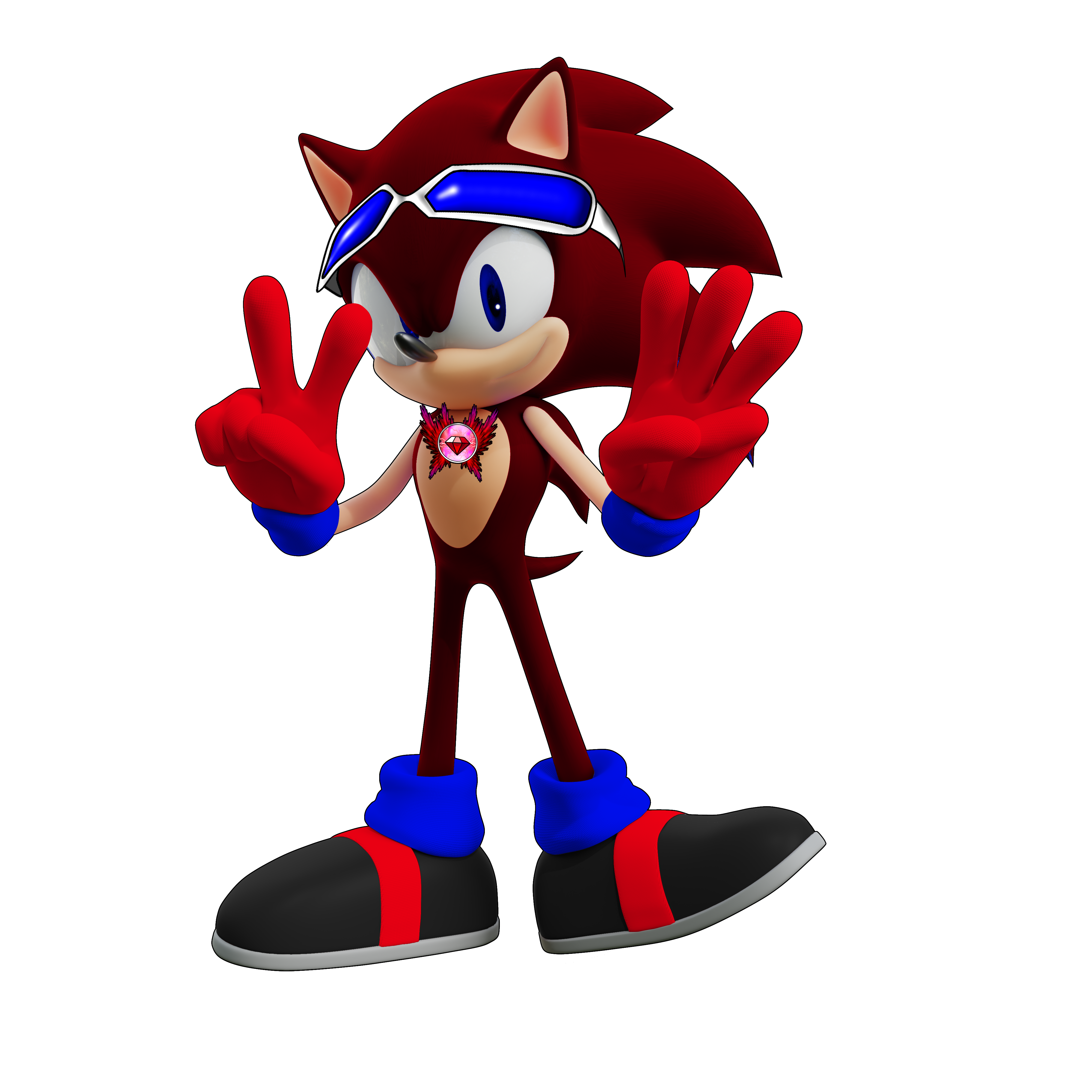 Darkspine Sonic Render (aura alt) by Nibroc-Rock on DeviantArt