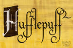 Hufflepuff Calligraphy