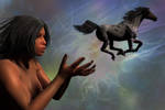 The First Horse by kittenwylde
