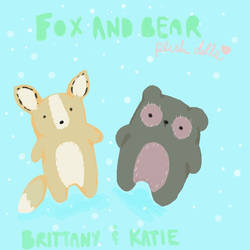 Fox and Bear stuffed animals
