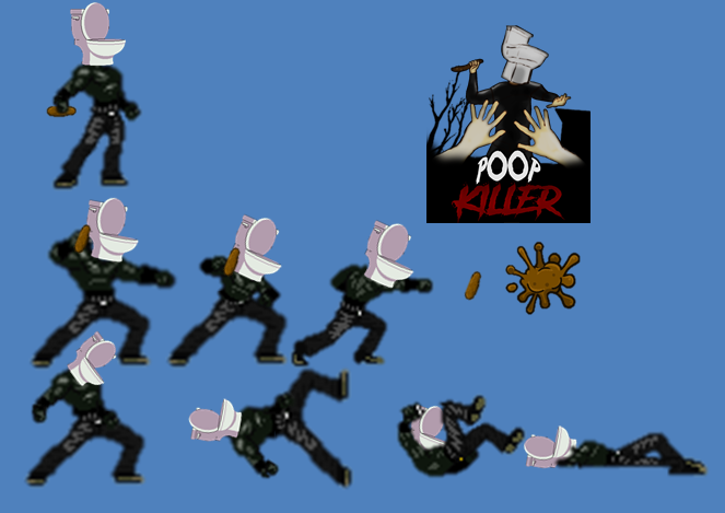 Poop killer sprite sheet by TeppyprimeByGodzilla on DeviantArt