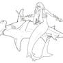 Hammerhead Shark Mermaid