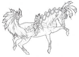 Artistik Carousel Lineart