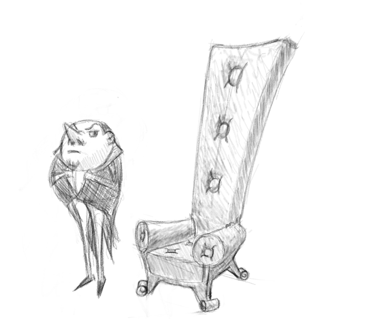 Count Chair Prop sketch