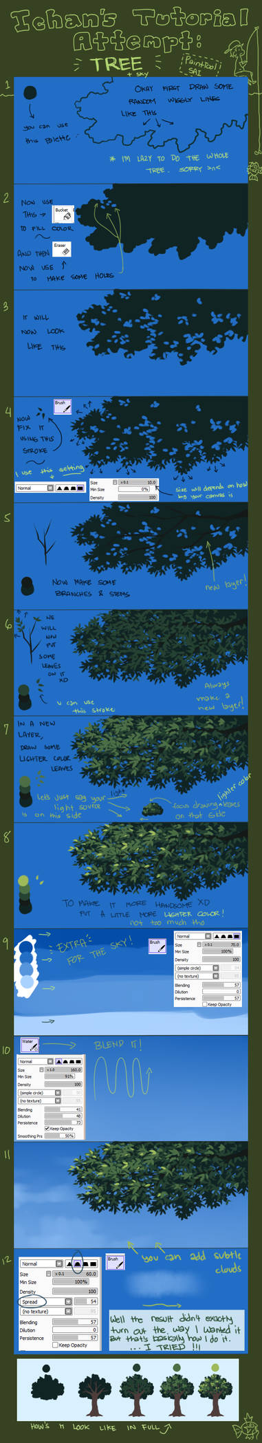 Tutorial Attempt: Tree (Updated) by ichan-desu