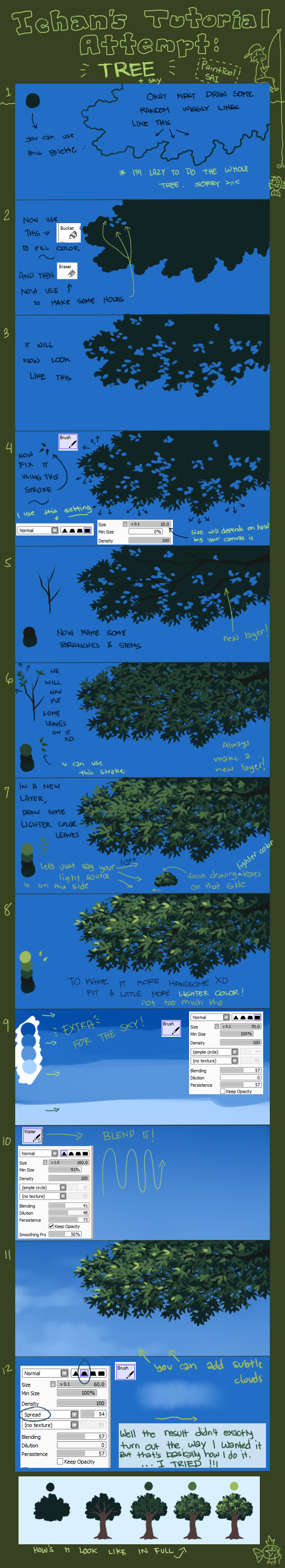 Tutorial Attempt: Tree (Updated) by ichan-desu