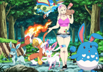 To help her find flygon, you gotta say backpack.. by ichan-desu