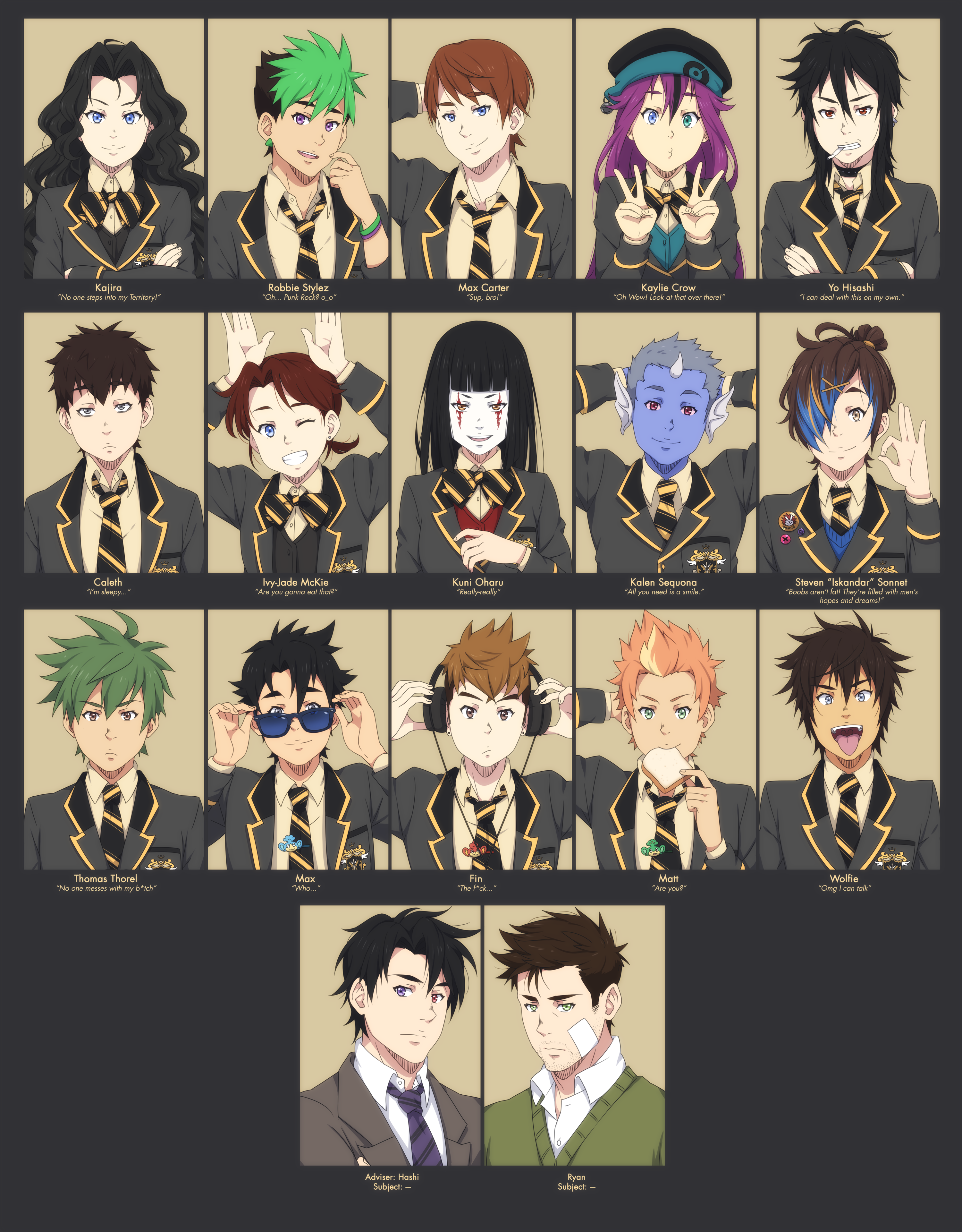 Sophomores by ichan-desu