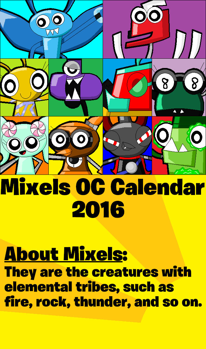 Cover Page of OC Calendar 2016 by FlainStorm on DeviantArt