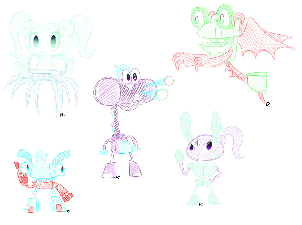 Mixels: Sketch Mixes #2 by FlainStorm on DeviantArt