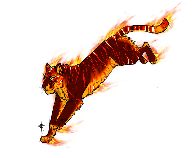 Fire jump by Aristarchat on DeviantArt