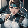 Female Solid Snake MGS (ai Generated)