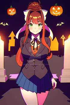 Halloween Col. Monika DDLC Prem Download Avail(ai)