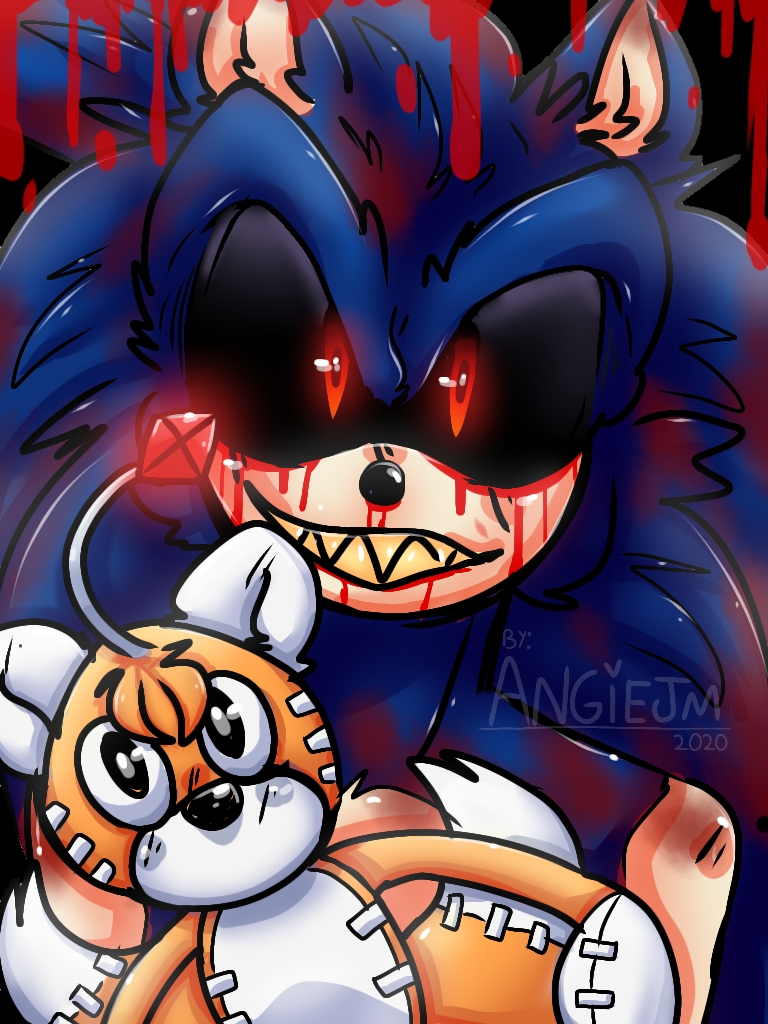 Pin by Gx on sonic.exe y otros  Tails doll, Drawing cartoon faces, Sonic fan  art