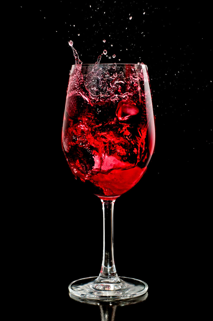 Chaos - Wine Glass Splash