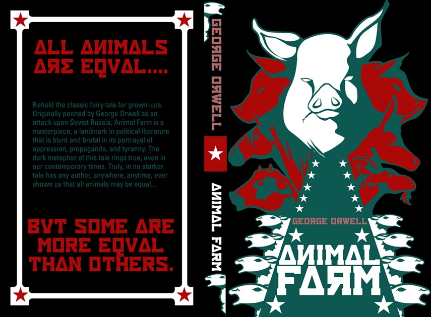 Animal Farm book cover v2B by AstroCrush on DeviantArt Animal Farm book cover v2B by AstroCrush on DeviantArt