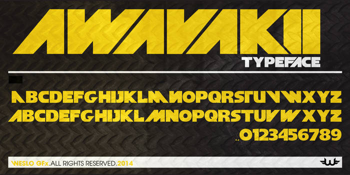 Awavakii Typeface Font