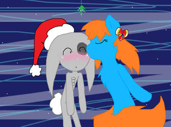 At-benly And Carlly In A mistletoe