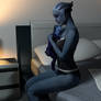 Liara and mini blue V2