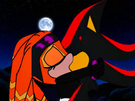 Shadow and Shade Kissing at Night