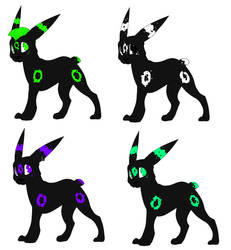 Nubby tailed umbreon adopts