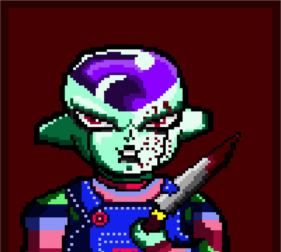 Pixel Art Dragon Ball Z Difficile Sprite-child's play Freezer by kiloo24 on DeviantArt