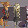 [Zootopia] Drifter Project - Character designs 1