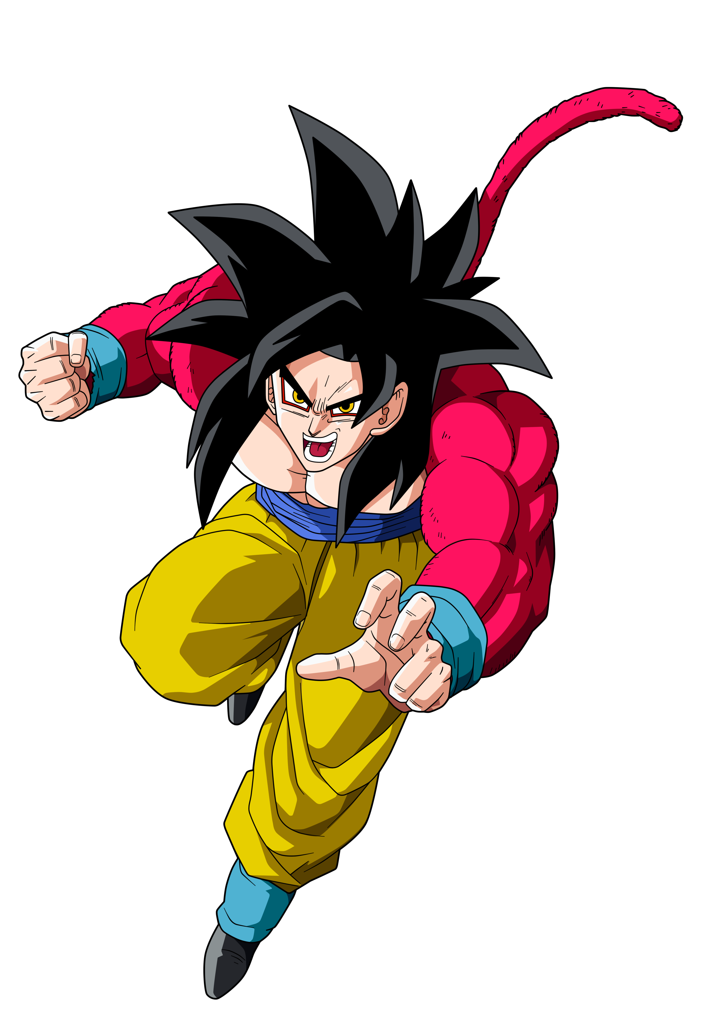 Goku SSJ 4 PNG by DavidBksAndrade on DeviantArt