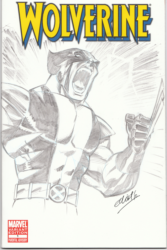 SKETCH CVR:  WOLVERINE 1