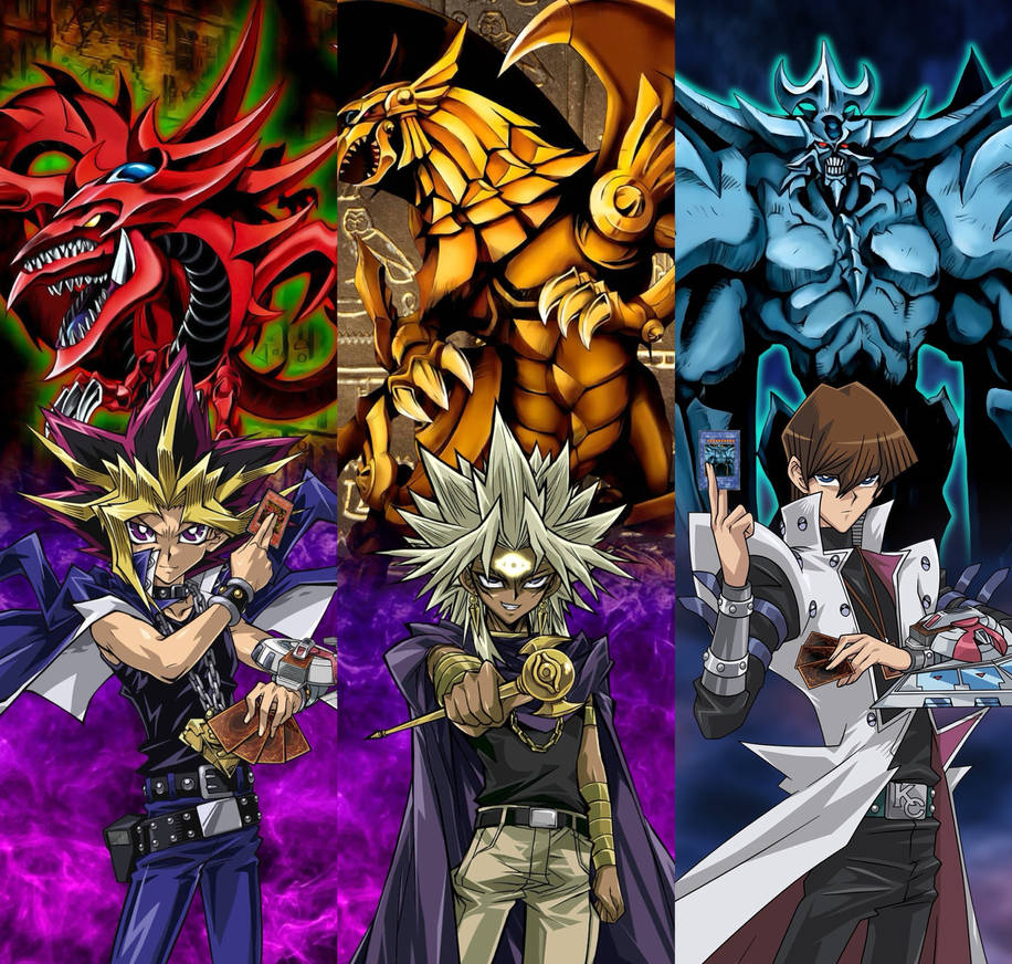 Yami Yugi, Yami Marik and Kaiba by calliemoore891 on DeviantArt