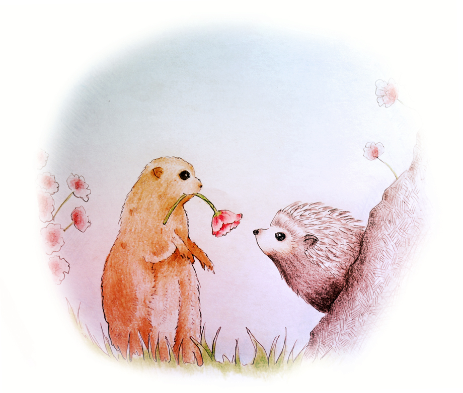 Tale: the prairie dog and the hedgehog