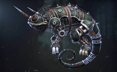 Steampunk Chameleon