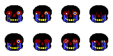 Error Sans Faces Sprites by Niko189 on DeviantArt