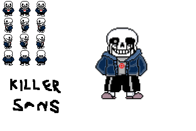 Killer Sans Sprite Sheet WIP 2 by KoolAnimations on DeviantArt