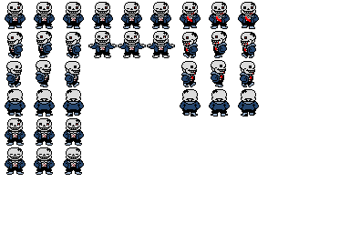 Download Sans Sprite By Natet - G Horror Sans Sprite Png Undertale