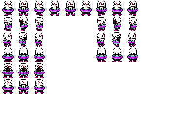 Epic Sans overworld sprite sheet by EpicMkMetaKnight on DeviantArt