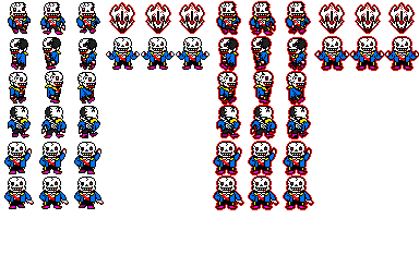 Horror!Sans OverWorld Pack Sprite by Niko189 on DeviantArt