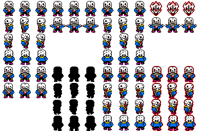 Pixilart - Promised Sans Overworld sprite remastered by RJW3009