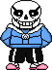 Fallingtale Sans battle sprite by Hopethefox -- Fur Affinity [dot] net