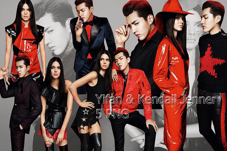 Yifan and Kendall Jenner PNG Pack {Vogue China} by kamjong ...